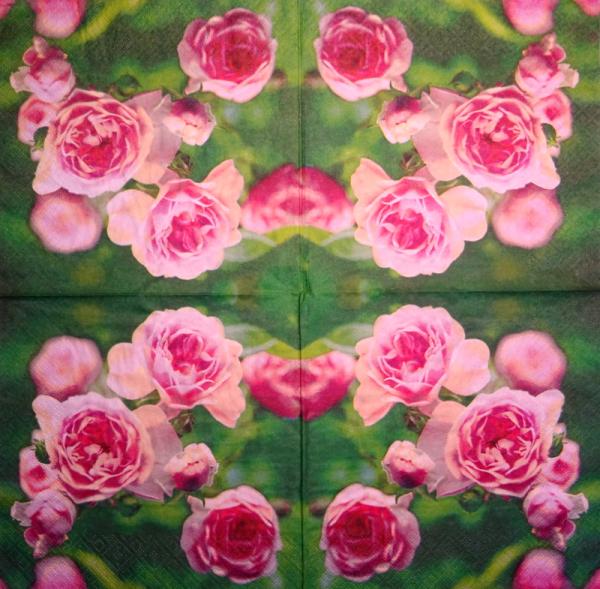 800 Roses - 3-ply - Caspari - Isabelle de Borchgrave